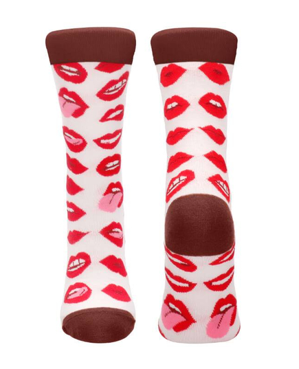 Meias Sexy Sock Lip Love