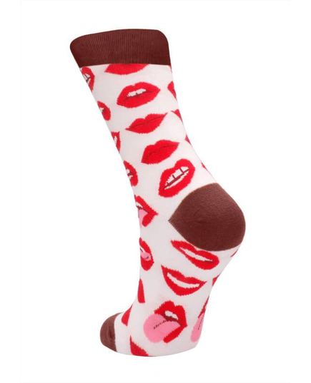 Meias Sexy Sock Lip Love