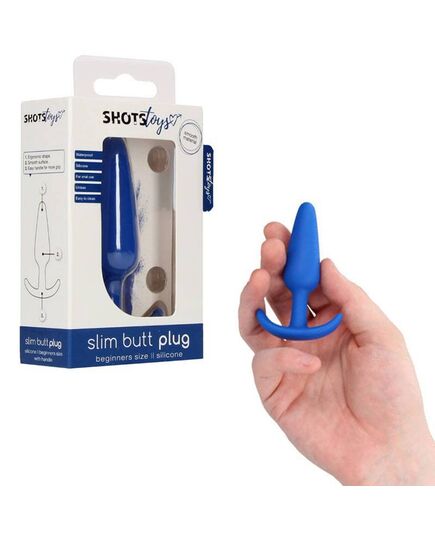 Plug Anal em Silicone Shots Slim Butt Plug