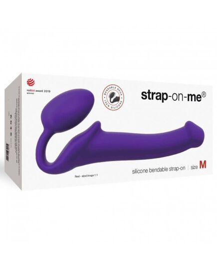 Dildo Stap On Me Roxo - Tamanho M