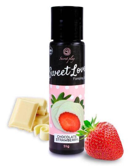 Lubrificante Sweet Love Morango e Chocolate Branco