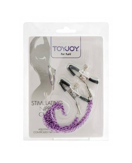 Pinças para Mamilos com Corrente ToyJoy Stimulating Nipple Chain