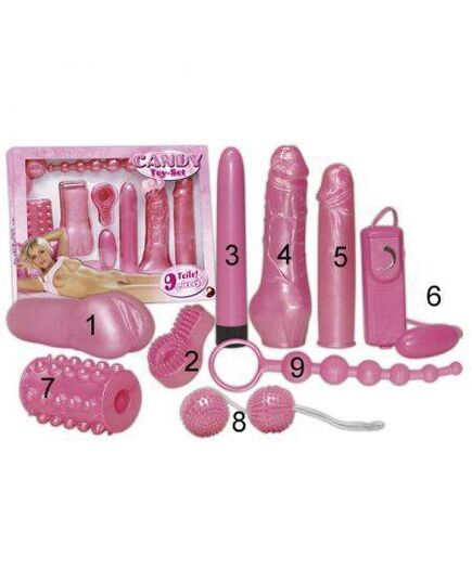 Kit Erótico Candy Toy Set