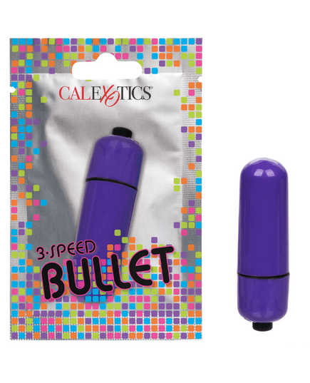 Mini Vibrador 3-Speed Bullet Calexotics Roxo