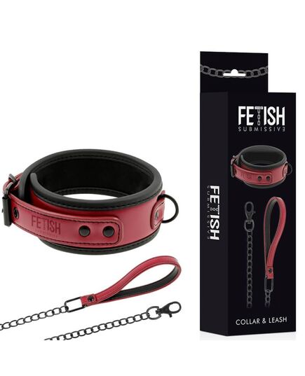 Colar e Trela Fetish Submissive Dark Room