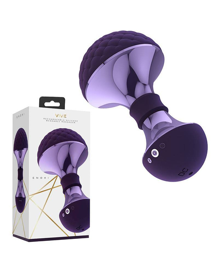 Vibrador de Massagem Vive Enoki Roxo