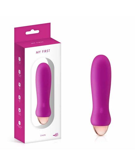 Vibrador My First Chupa Recarregável Rosa