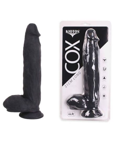 Dildo XXL Kiotos Cox 003 31cm Preto