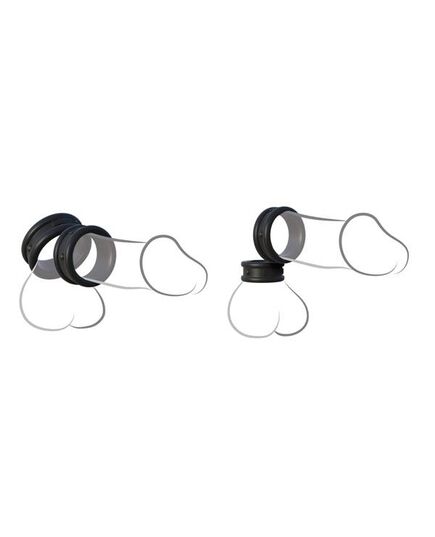 Fantasy C-Ringz Aneis Penianos Max-Width 2 un. Preto