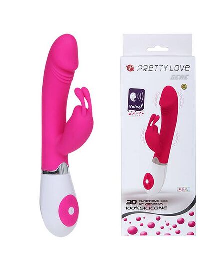 Vibrador Rabbit Gene Voice Control Pretty Love