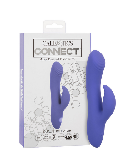 Vibrador Rabbit com app CalExotics Connect Dual Stimulator