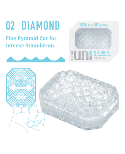 Masturbador Tenga Uni Diamond Sleeve