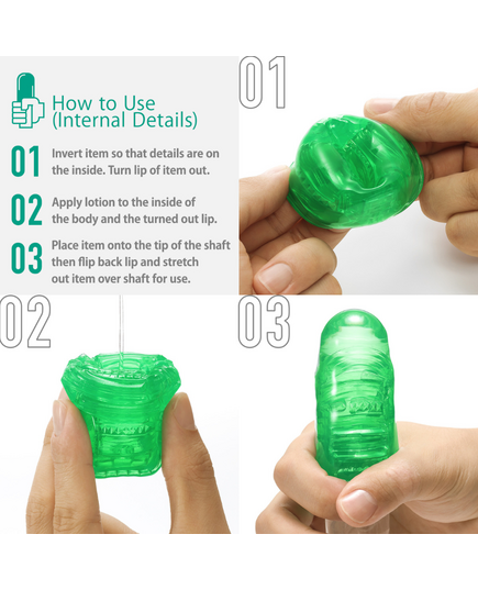 Masturbador Tenga Uni Emerald Sleeve