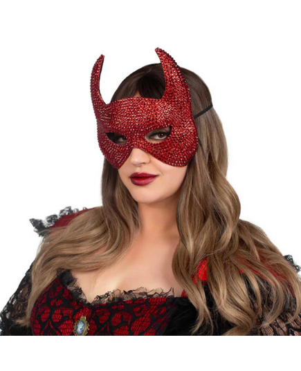 Máscara Rhinestone Devil Mask - Leg Avenue