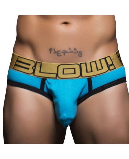 Cueca Blow! Premium Bamboo Tagless Brief Andrew Christian Azul