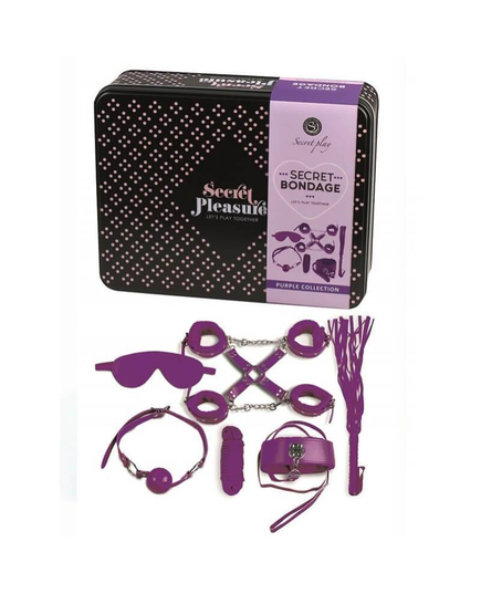 Kit de Dominação Secret Bondage Roxo