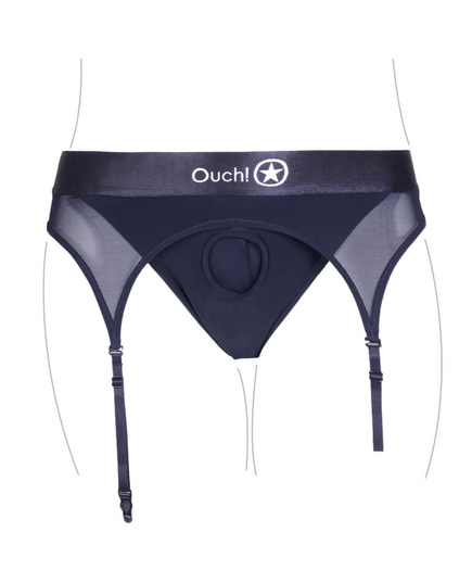 Tanga com Ligas Arnês Strap-on Ouch!