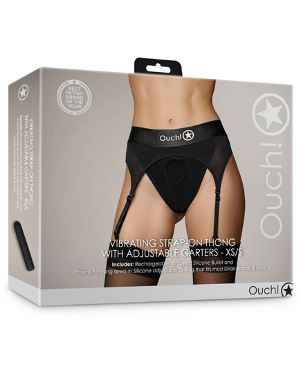 Tanga com Ligas Arnês Strap-on Ouch!