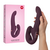 Strapless Strap-On Fun Factory Share Vibe Pro Bordô