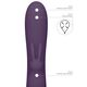 Vibrador Insuflável Vive Taka Roxo