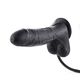 Dildo Insuflável com Ventosa Trinity Vibes Preto