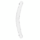 Dildo RealRock Crystal Clear Double Dong Transparente